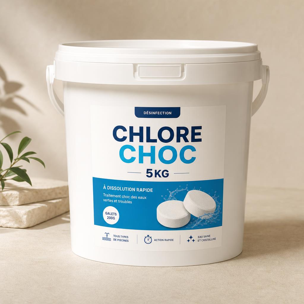 Chlore choc pastilles 5kg